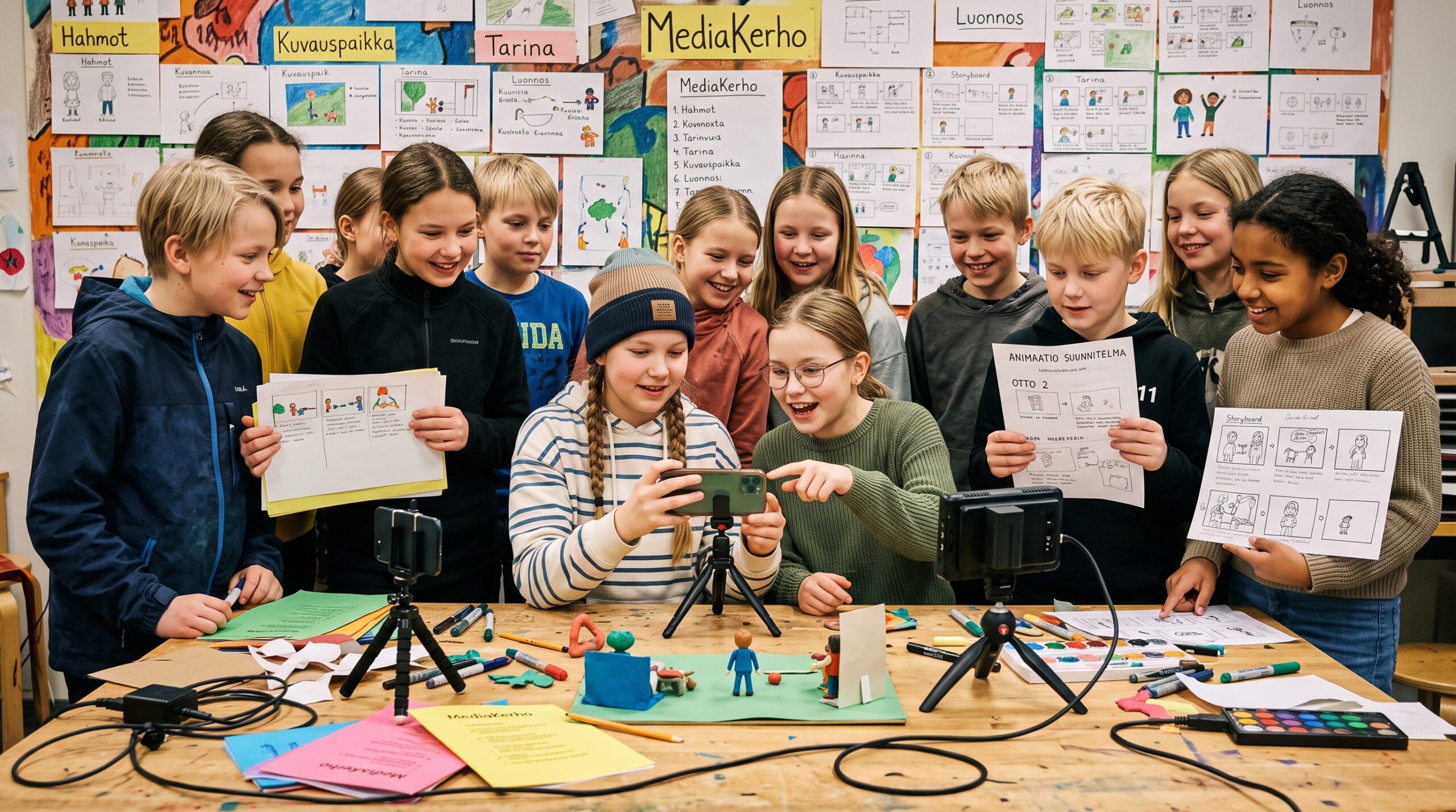 UUTTA: Kylätilan mediaklubi 10-12-vuotiaille - SYKSY 2026